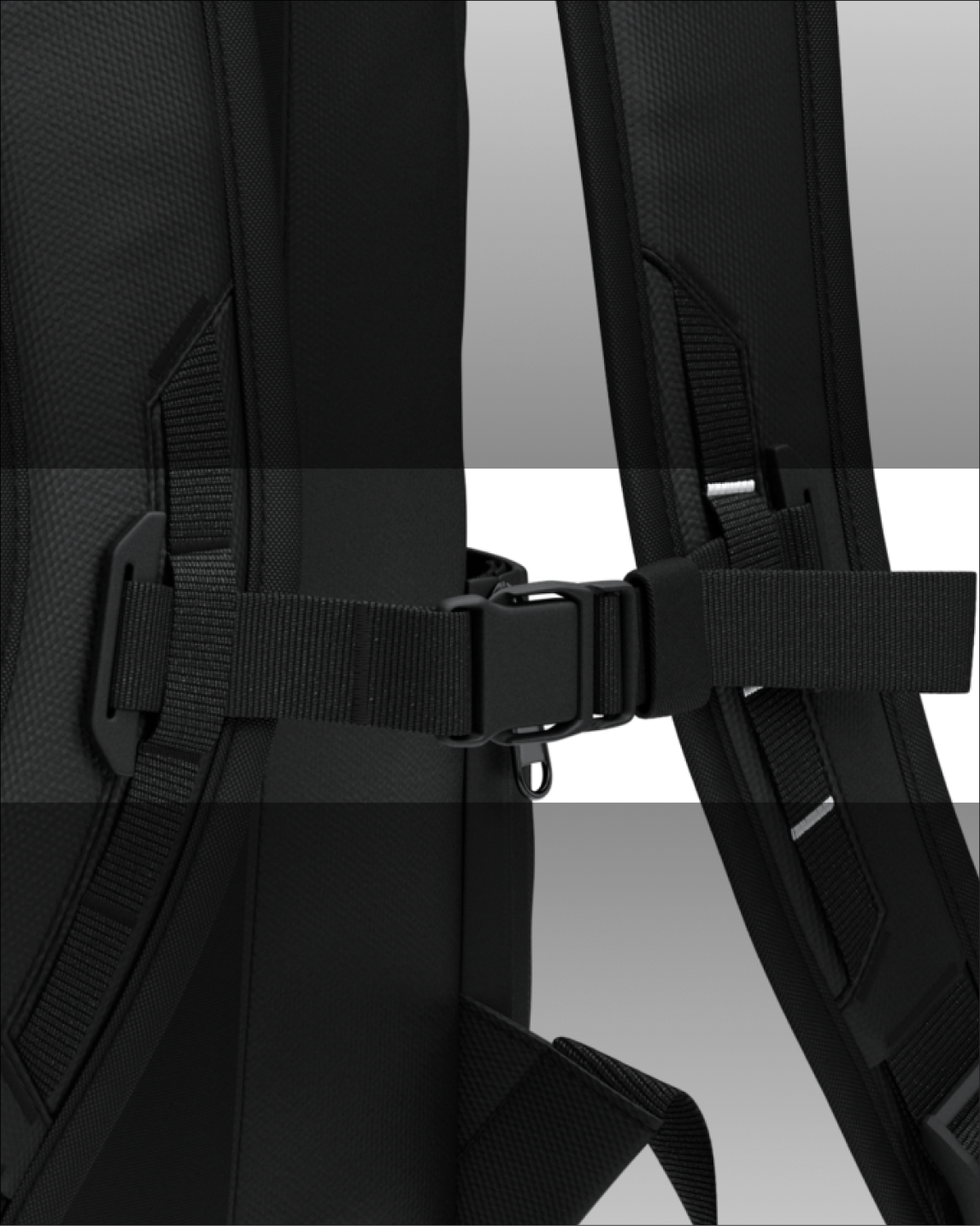 Chest Strap Replacement in Black Out – product photo 2