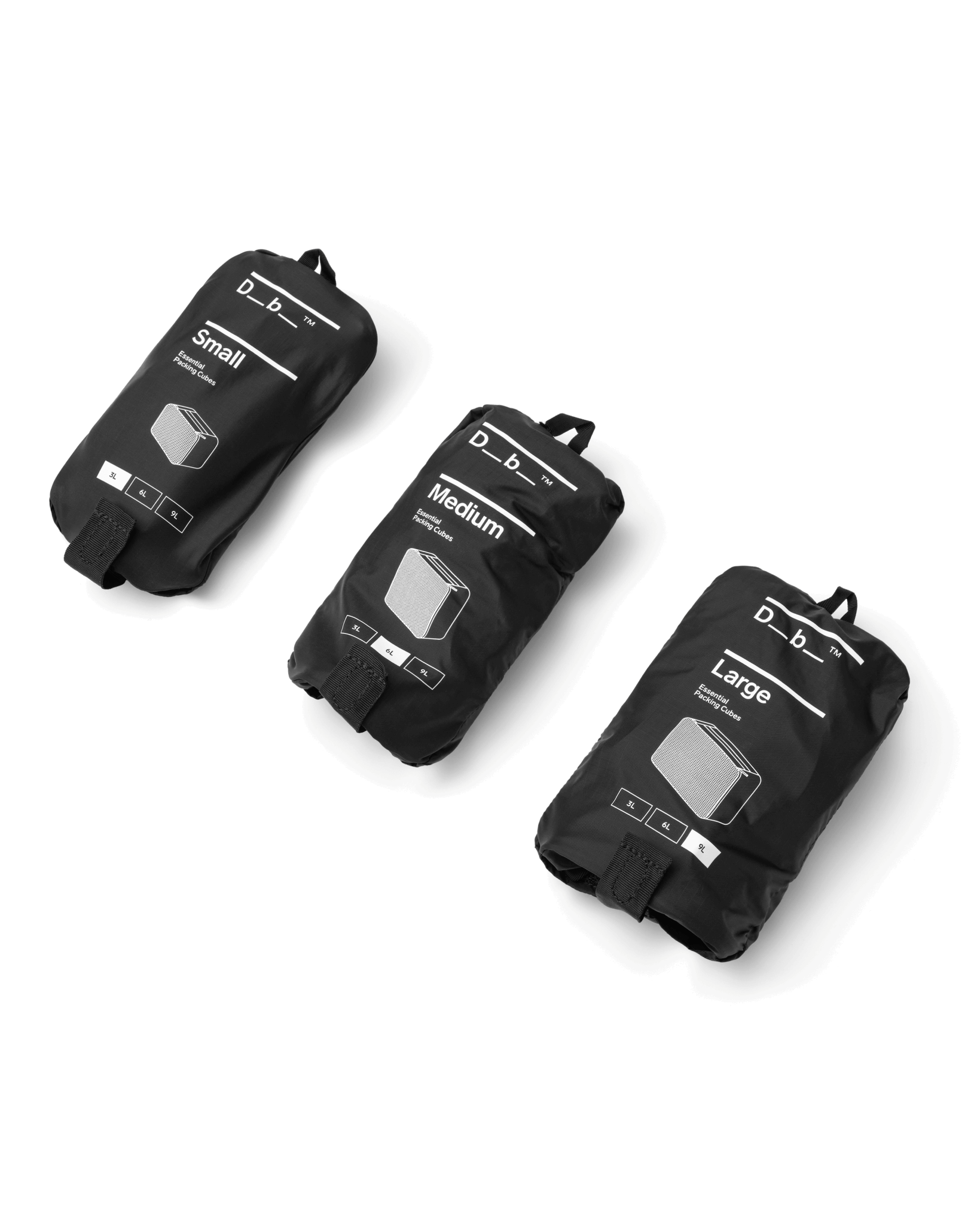 Essential Packing Cube L Black Out