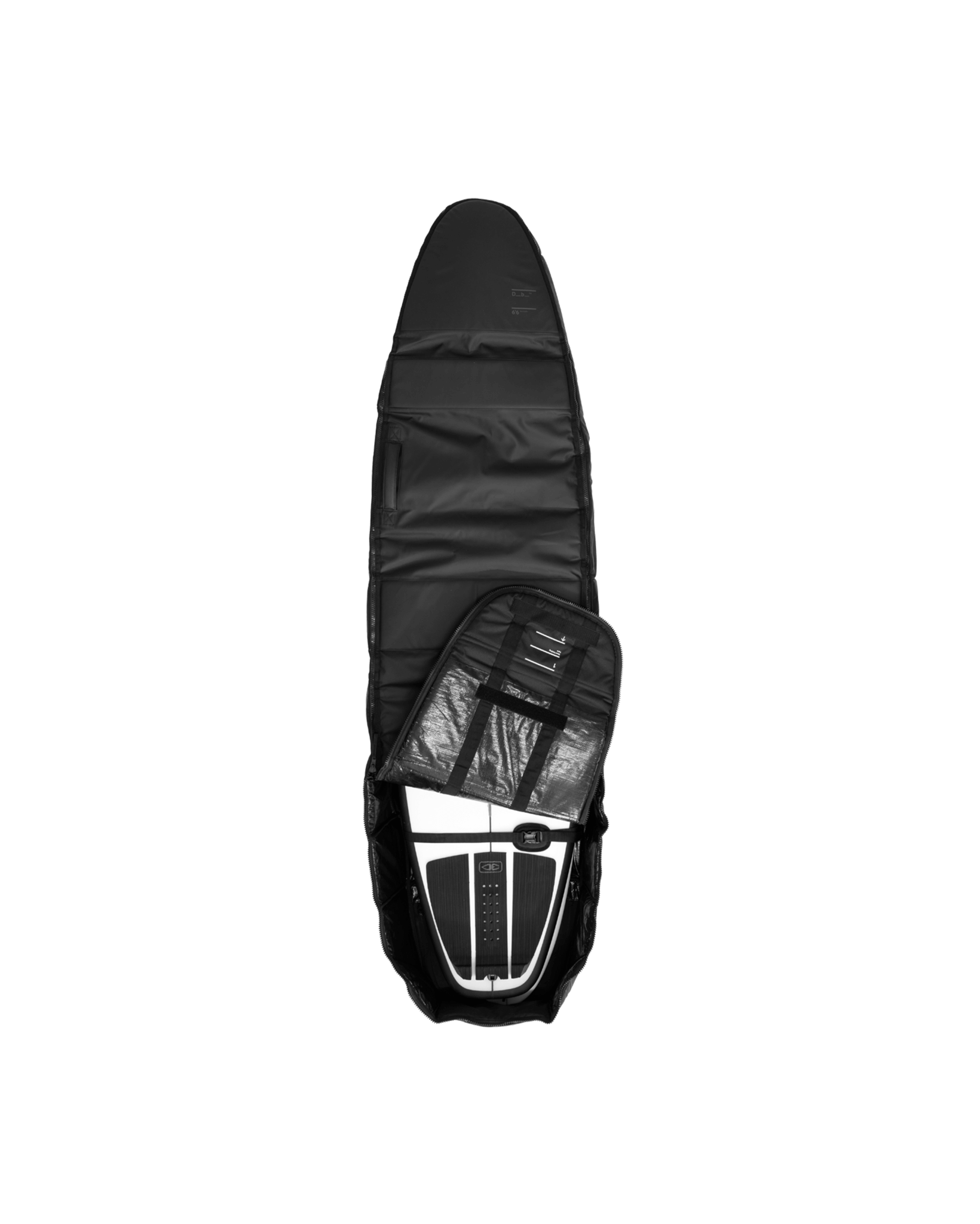 Surf Pro Coffin 6'6 3-4 Boards Black Out